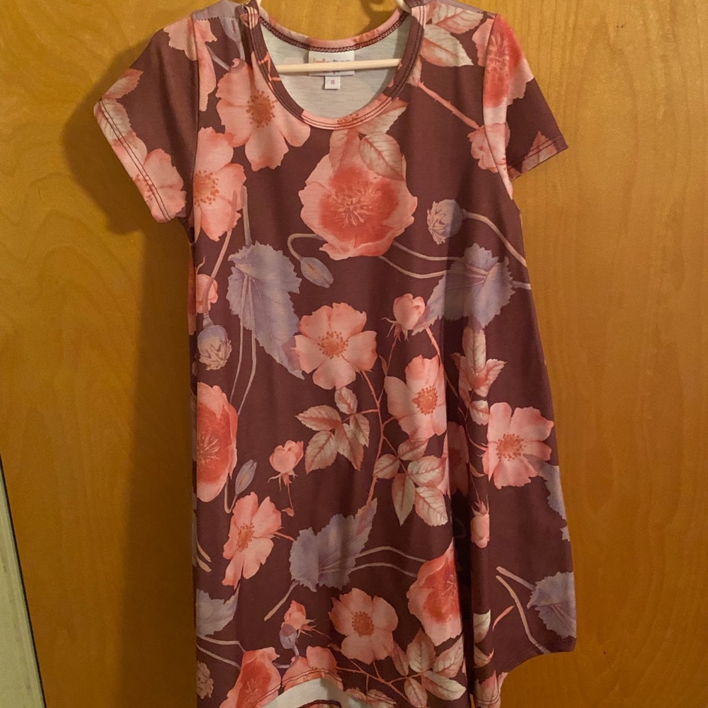 Lularoe Youth Girl Floral Swing Dress